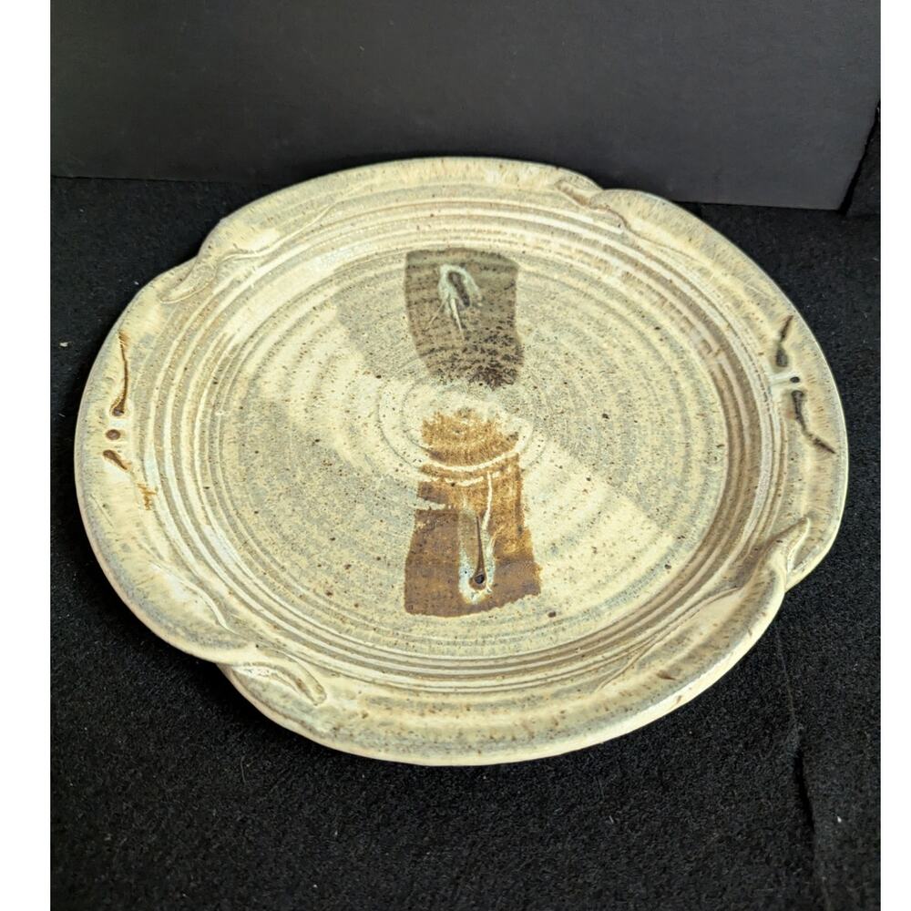 George Griffin Pottery, Sopchoppy Florida Handmade Art Pottery Plate 11"